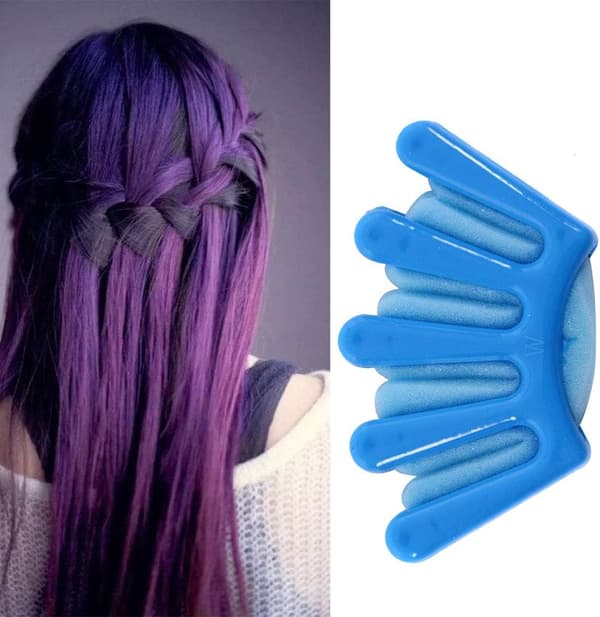 2 stk. DIY Svamp Hårstyling Værktøjer Hurtig Knold Maker Fletter