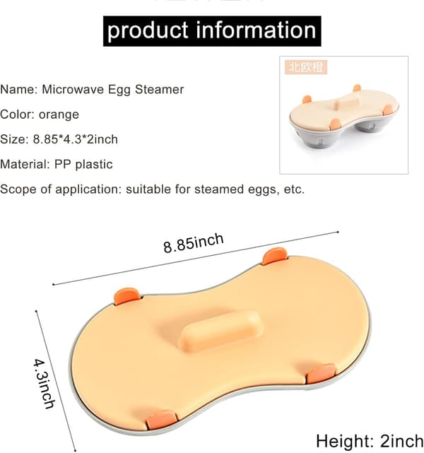 Mikrobølgeovn Egg Kokeutstyr - Stekt Egg Kokeutstyr - Kitch
