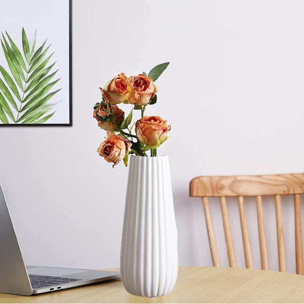Keramisk vas, modern heminredning porslinsvas blomstervas,