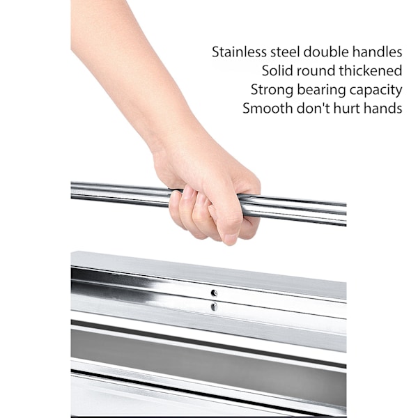 Cantilever Værktøjskasse Metal Foldbar Bærbar Autovedligeholdelse Opbevaring Organizer Rustfrit Stål 3 Lag 5 Bakker 460