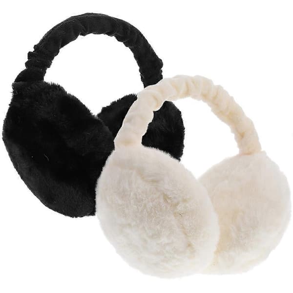2st Vinteröronmuffar Fluffiga Öronmuffar Varma Öronmuffar Utomhusöronmuffar för Män Kvinnor