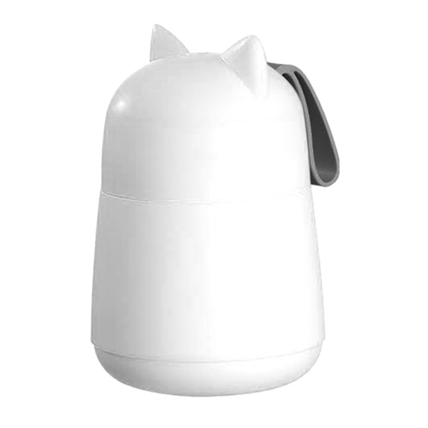 450ml Vit Termosoppakopp Isolerad Soppbehållare med Fällbar Sked Läckagesäker Isolerad Matburk för Frukostgröt