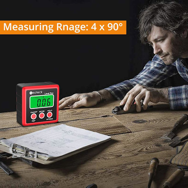 Inclinometer Digital LCD vinkelmätare Goniometer