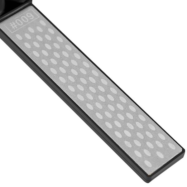 Udendørs Camping Foldbar Dobbeltsidet 400/600# Slibestein Slibeværktøj (Sort)