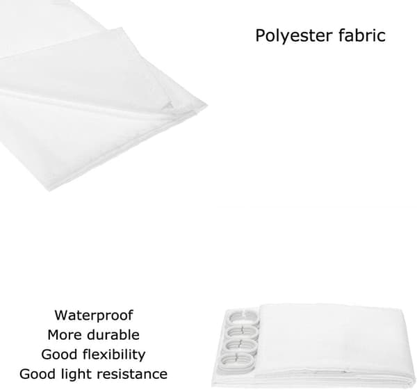 3D badeforhæng 180 x 180 cm vandtæt sommerfugl polyesterstof