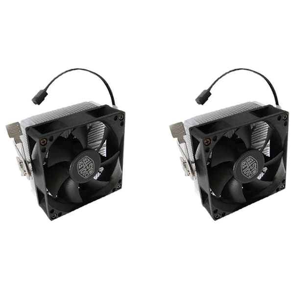 2x A30 CPU-kjøler 80mm Stille Vifte PC-kjøler For AMD AM4 AM3 AM3+ AM2 AM2+ FM2 FM2+ 80mm Datamaskin C