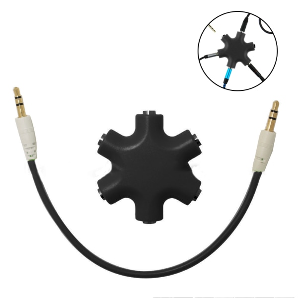 Multi Headphone Audio Splitter Connector Multi Headphone