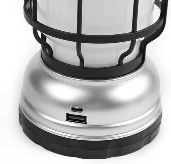 Camping Solcellelampe USB Oppladbar Vanntett LED Utendørs Lykt