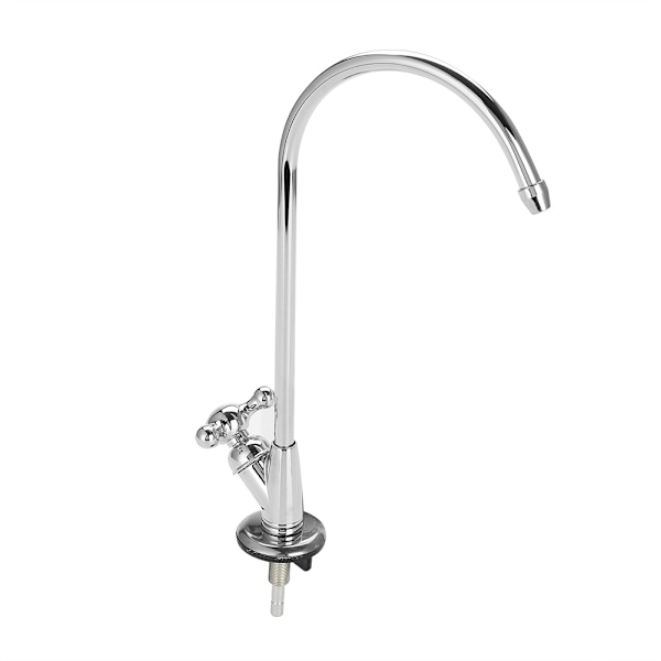 Elegant Design Dricksvattenkran, Krompläterad Rostfri Stål Omvänd Osmos Kran, Kompatibel Med Vattenfiltersystem Under Diskbänk Och