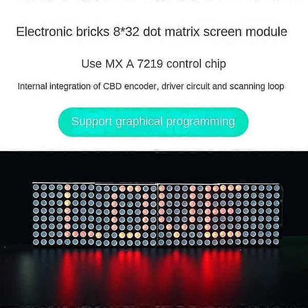 För rund 8x32 punktmatrisskärmmodul Chip Ph2.0-gränssnitt