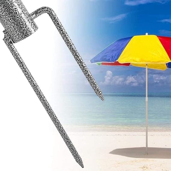 Markfäste för paraply, markspik, sandankare, strandparaply