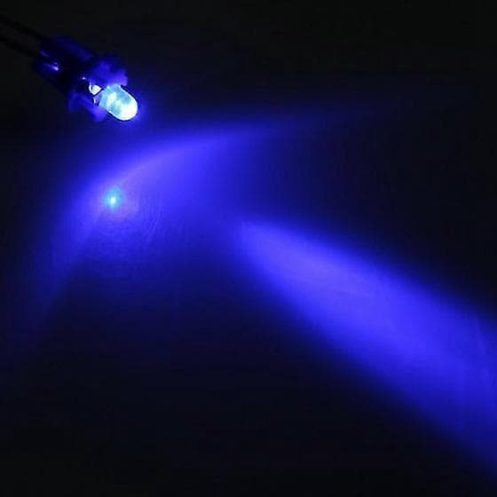 10x Led Polttimo Mittari Kojelauta B8-5d T5 Lamppu Pidikkeellä Sininen Tuning Auto Auton Valo