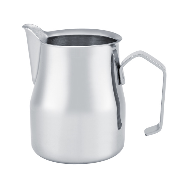 Ruostumattomasta teräksestä valmistettu kahvikannu maidonvaahdotusastia Espresso Latte Art -tyyliin (750 ml)