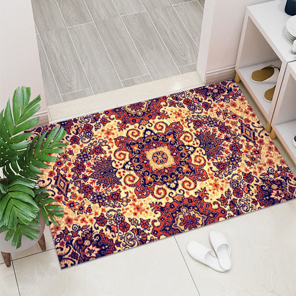 Pesun kestävä keittiömatto Etuovi Matto Liukumaton lemmikkiystävällinen Retro