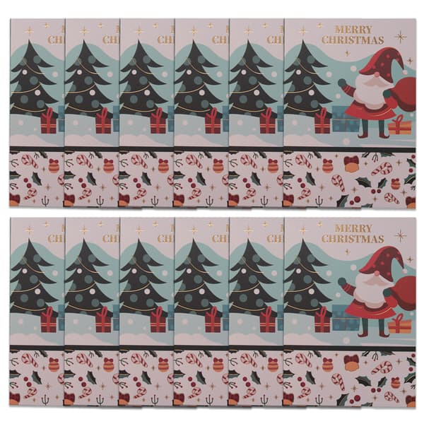 Jul Kort med Kuvert Set, Vinterkort, Julkort style 5
