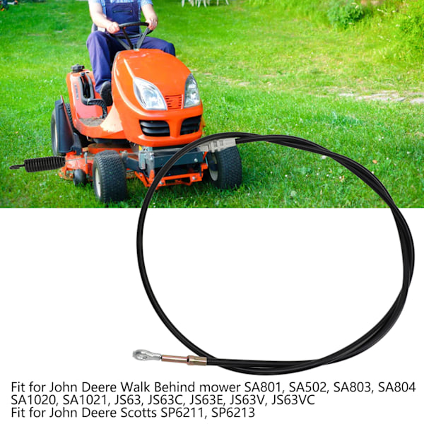 Gressklipper Kontrollkabel GX21047 Trykk-Trekk Kabel Erstatningsdel for John Deere Gå Bak og Scotts