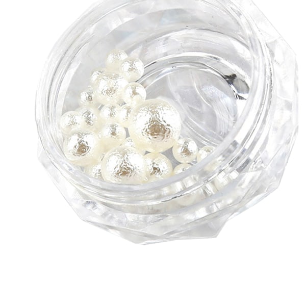 Nail Art Pearl Semi Round Imitation Pearl 3D Decal Design Glitter Dekoration Design DIY Nail Art Dekoration Tillbehör