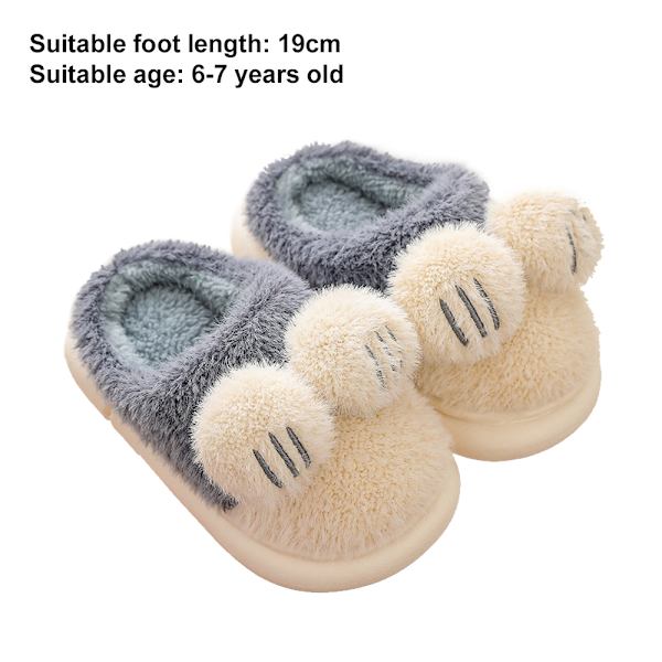 Børneslippers Vinter Varme Drenge Piger Hjemmeslippers, Hyggelige Hjem