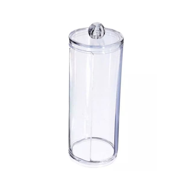 Akryl Bomuldsæske Makeup Matte Beholder Organizer, Bomuldsdisk Di