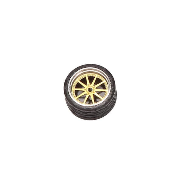 4 st 1/64 Skala Ångmaskin Legering Hjul Däck Legering Modellbil Allmän Modifierad Däck För 1:64 Fordon G
