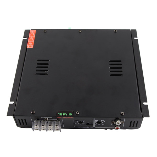 3800W 2-kanals lydforstærker 12V Sort Aluminium Legering Auto Bil Hifi Stereo Amp