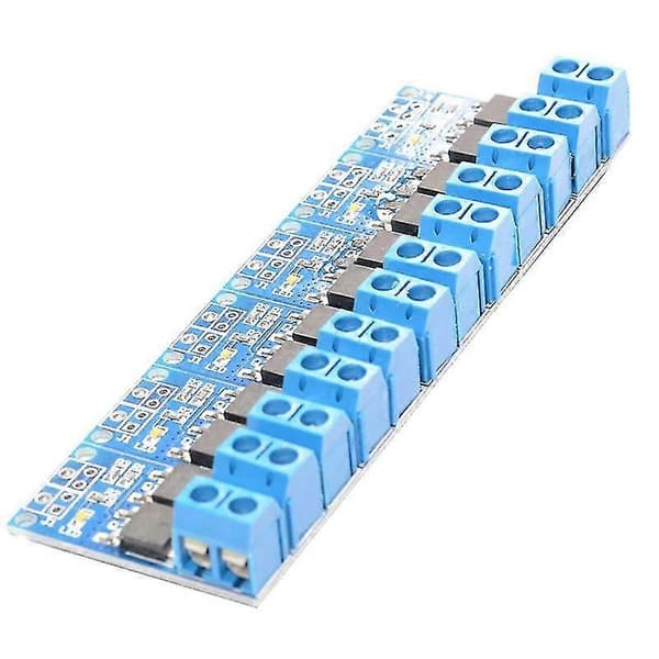 12st DC 5V-36V 400W Mos Fet Trigger Switch Board PWM Justering Elektronisk Switch Kontrollkort Mo