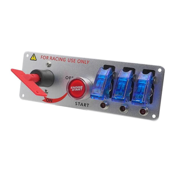 Bil 12V Én-knaps Start Master Switch Panel Racing Modificeret Led Tændingskontakt Motor Start Strøm