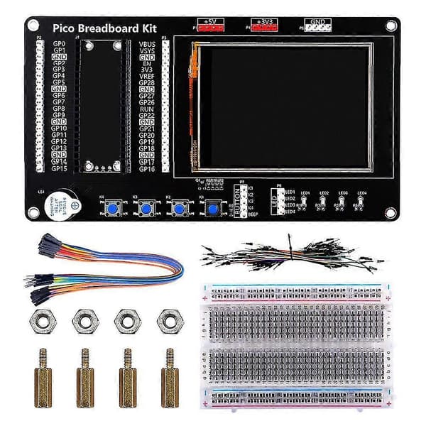 Til Pico med 2,8 tommer Touch Screen Display LED-indikator Ombord Buzzer DIY Kredsløb
