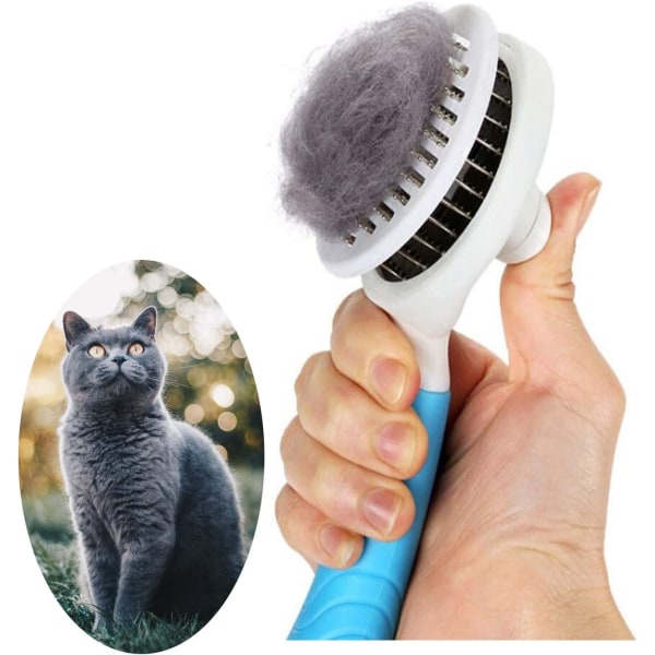 Självrengörande Slicker Brush Hundborste och kattborste Katthår