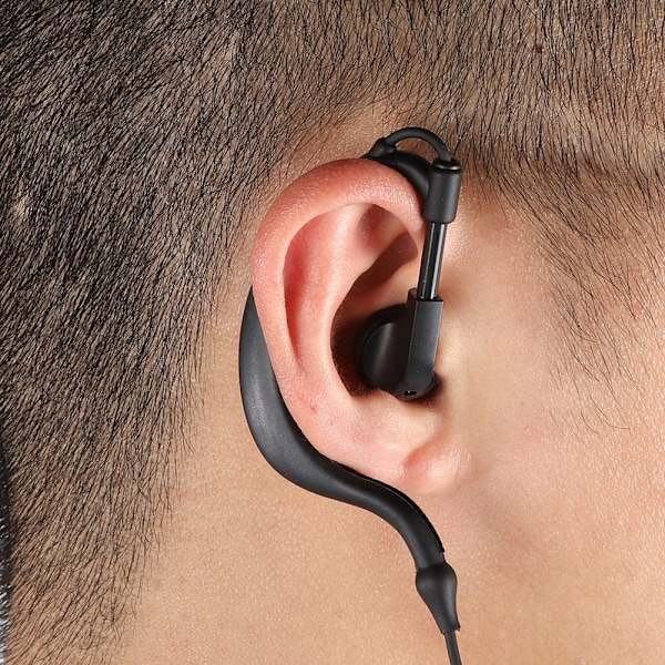 Dual PTT-headset med mikrofon för Baofeng UV-82 UV 82 UV82L UV-89 2-vägsradio