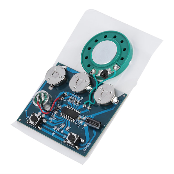 30s inspelningsbar musik ljud röstmodul chip 0,5W med knappbatteri nyckelkontroll