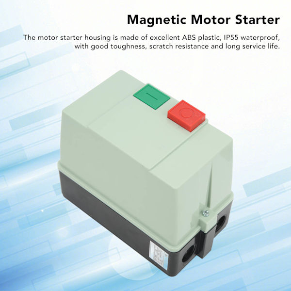 Magnetisk elektrisk motorstartmotorstyrbrytare för enfas och trefas 23‑32A