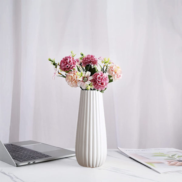 Keramisk vas, modern heminredning porslinsvas blomstervas,