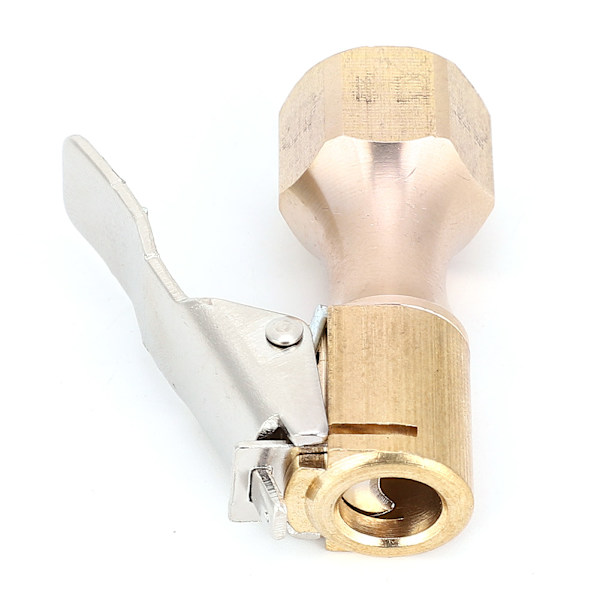 2 st 1/4 tum Inre gänga Pumpmunstycke All Koppar Clip Luftchuck Ventilklämma Koppling Cykeltillbehör (1/4 tum)
