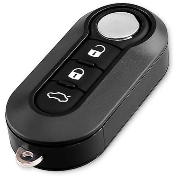 3-knappars bilnyckel för Fiat