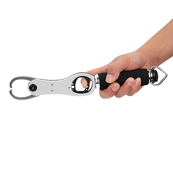 Fiskegripare i aluminiumlegering med våg (Silver)