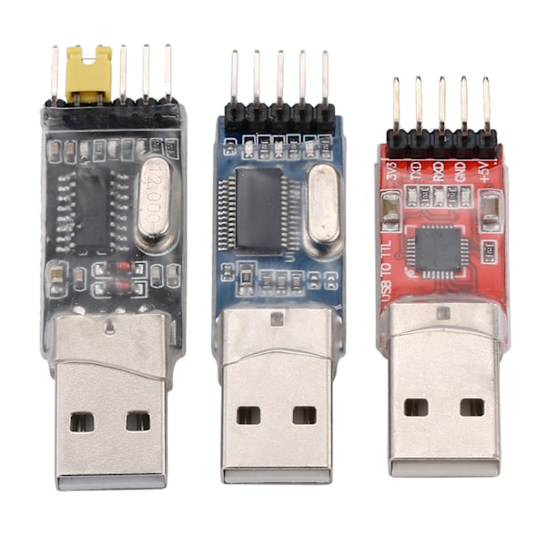 PL2303 Modul USB til TTL-adapter med 4-pins jumperkabelsett