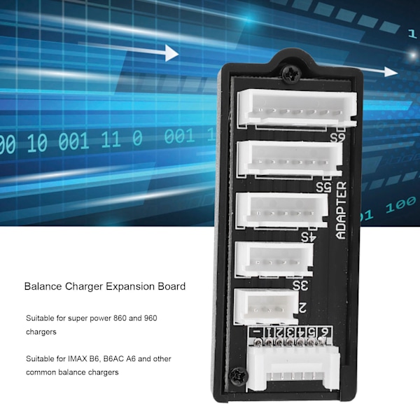 2S‑6S Balanceoplader Udvidelseskort Adapter Konverter til Lipo Batteriopladning