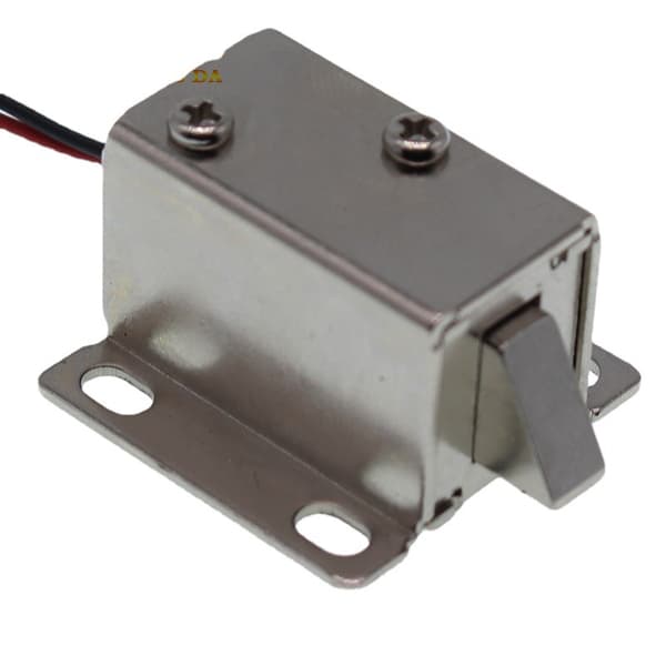 1 st Mini Låd-Dörr Tunga Ner Elektrisk Låsmekanism Solenoid