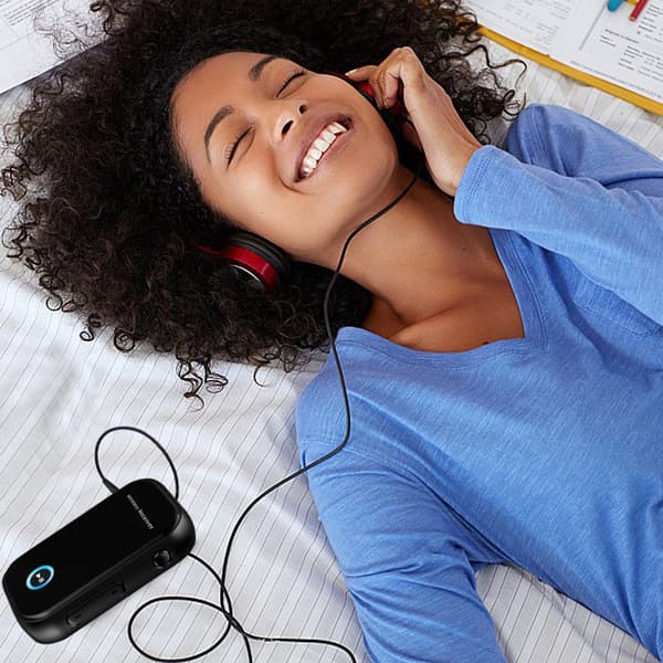 Bluetooth-adapter for bil, Bluetooth-mottaker for bil BT5.0 Håndfrie samtaler, Aux Bluetooth-lydmottaker 3,5 mm lydkontakt for