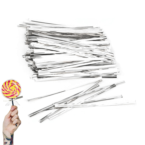 760 stk. Metallic Twist Ties Genanvendelige Posebindere Plastik Brød Twis