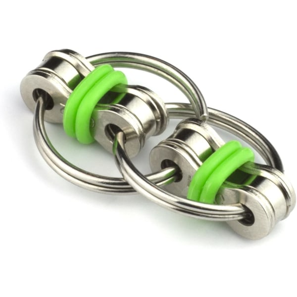 Flippy Chain Fidget Toys, Stress Relief Finger Fidget Toys Green