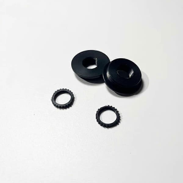 10 st adapteromvandlare M12-c/cs linshållare industriellt CS/C-gränssnitt till M12-linsadapter M12*0,5 linsfästmutter låsring