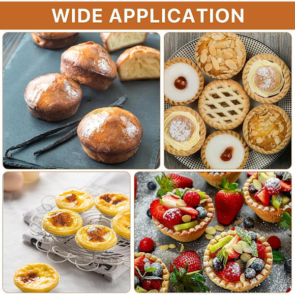 Egg terteform Liten pai pai dessertform Pan Zipto kopp bakeform kakekjeksform