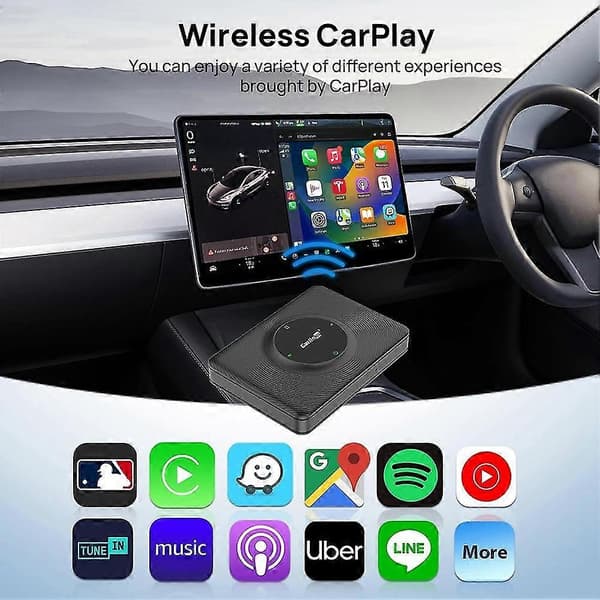 Mini Carplay Trådløs Boks Wifi Bluetooth Adapter Til Model 3//s Carplay Dongle Ota Opgradering B