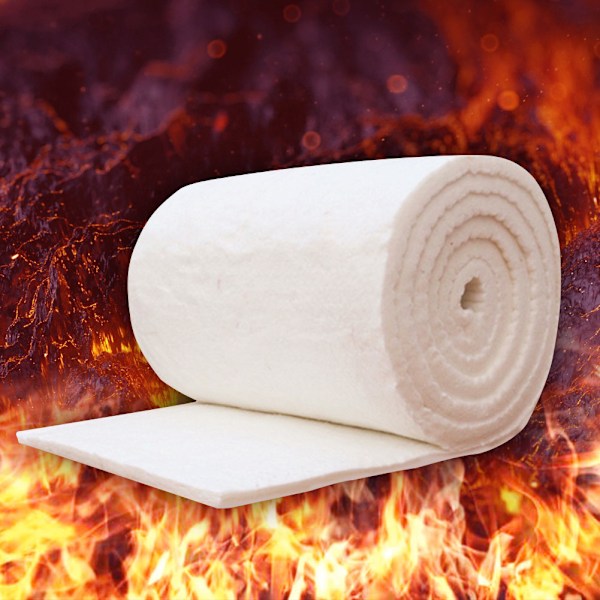 Keramisk fiberisoleringsrulle Värmeisoleringsfilt Hög temperaturbeständig filt