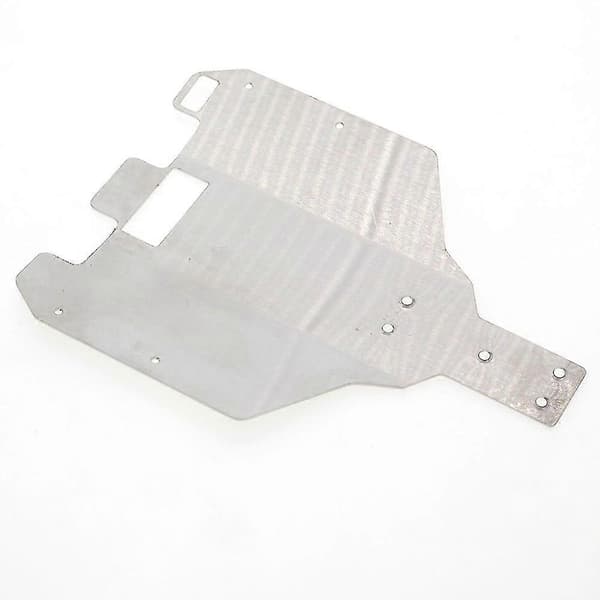Rustfri Stål Chassis Armor Beskyttelsesplade til 12428 12429 12423 Opgraderingsdele