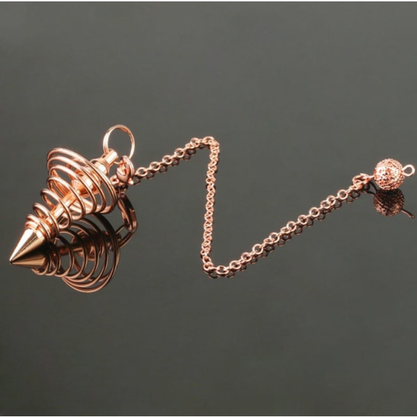 Kobberbelagt Vortex Point Pendul for Divinasjon og Healing