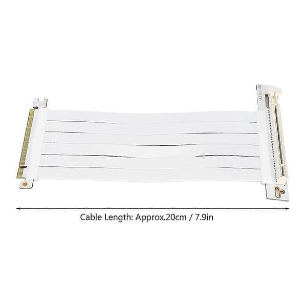 PCI-e X16 3.0 Förlängningskabel, PCIe Förlängningskabel 20 cm 128 Gbps Höghastighets PCI-gränssnitt Ad
