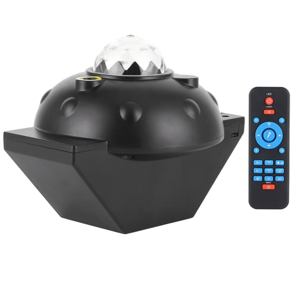 Bluetooth Projektorlampe Multifunksjonell Fjernkontroll Timer USB-lys for Feriefest 100-240V US Plugg